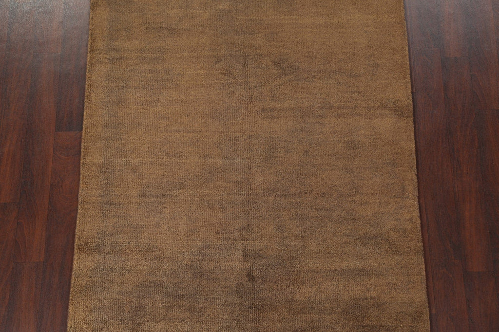 Brown Contemporary Area Rug 5x7