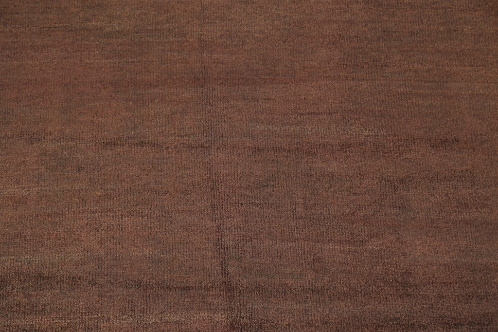 Brown Contemporary Area Rug 6x9