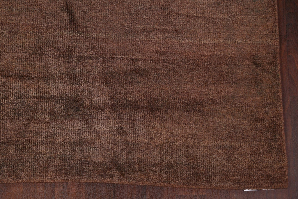 Brown Contemporary Area Rug 6x9