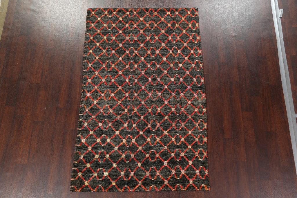 All-Over Abstract Trellis Area Rug 5x8