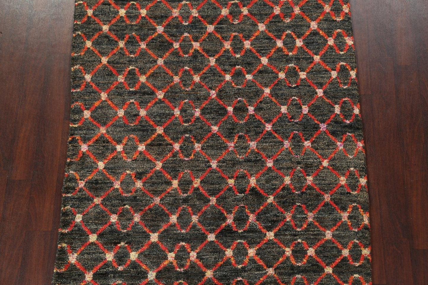 All-Over Abstract Trellis Area Rug 5x8