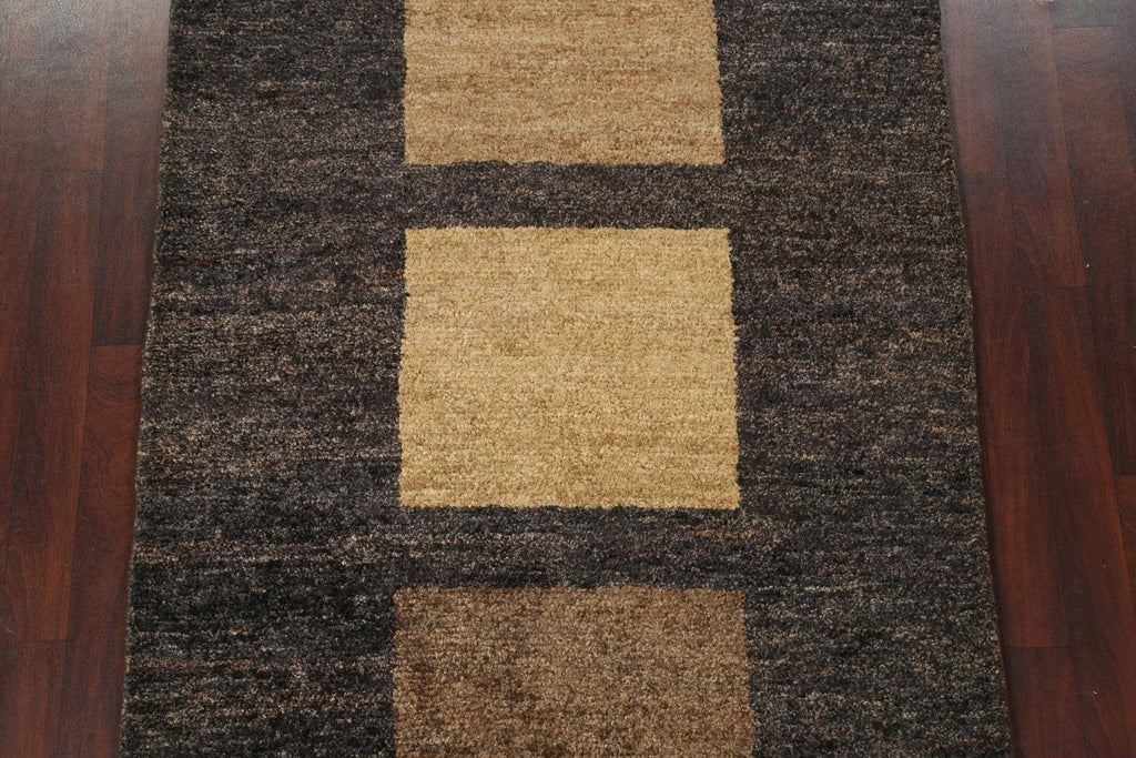 Geometric Contemporary Oriental Area Rug 5x8