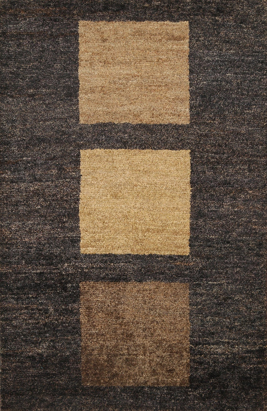 Geometric Contemporary Oriental Area Rug 5x8