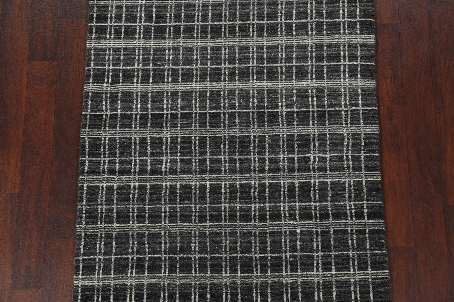 Checkered Gabbeh Wool  Area Rug 4x6