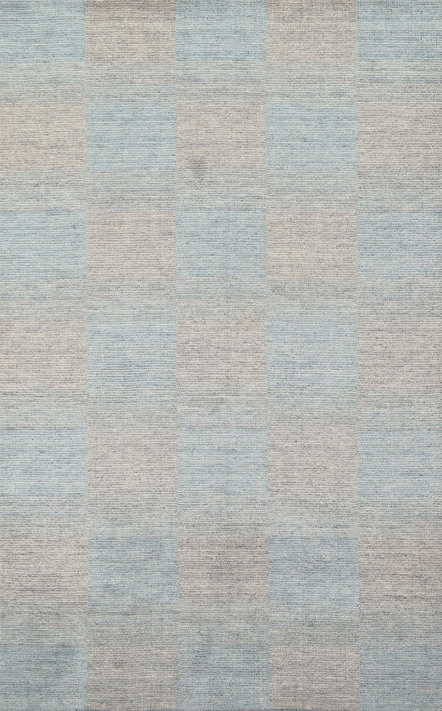 Checkered Gabbeh Wool Area Rug 5x8