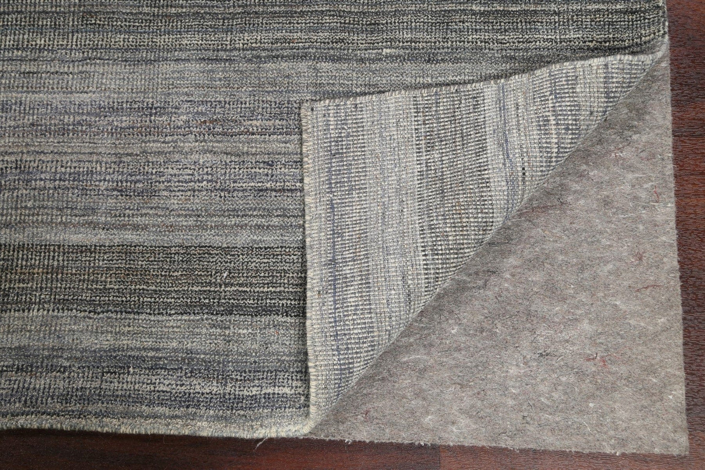 Striped Contemporary Wool Area Rug 5x8