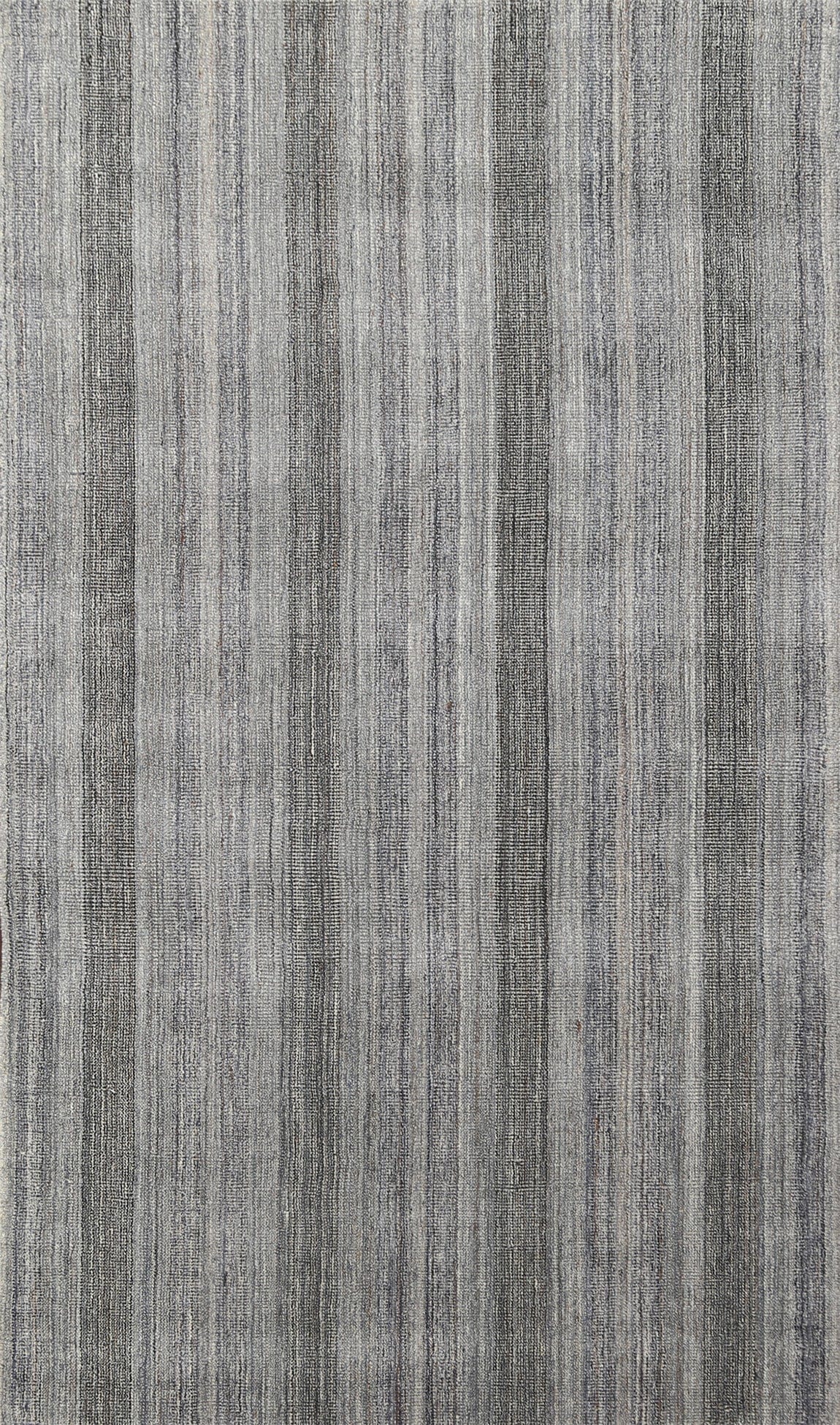 Striped Contemporary Wool Area Rug 5x8