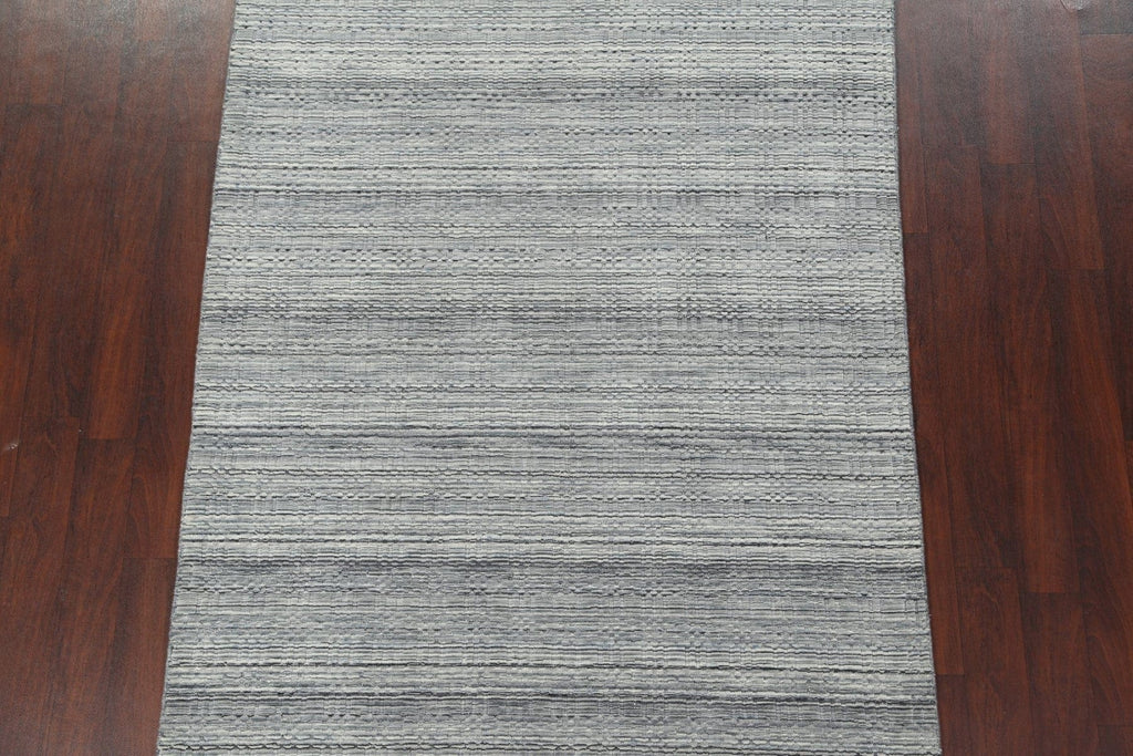 Modern Gabbeh Wool Area Rug 5x8