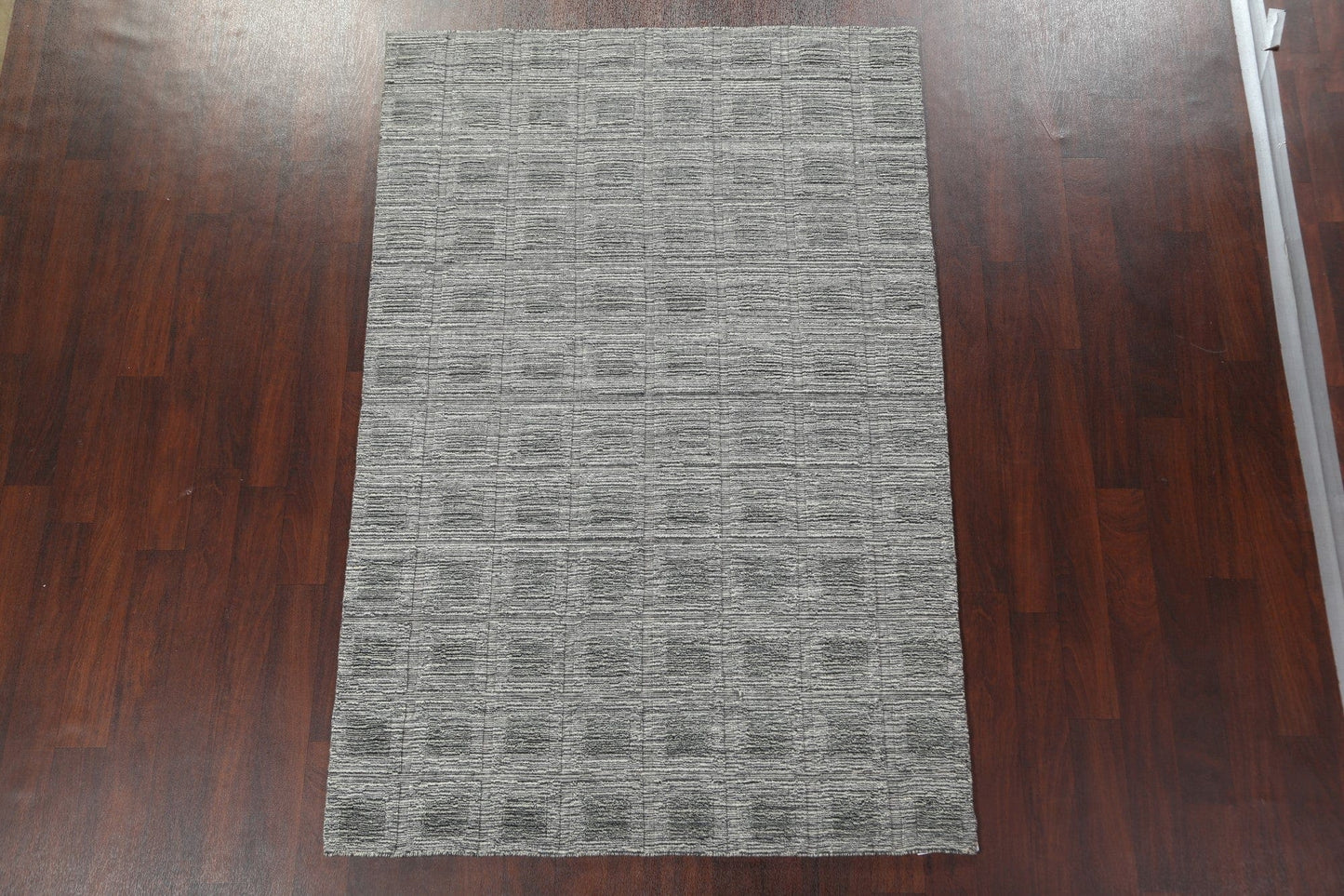 Checkered Gabbeh Wool Area Rug 5x8