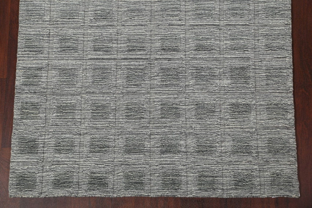 Checkered Gabbeh Wool Area Rug 5x8