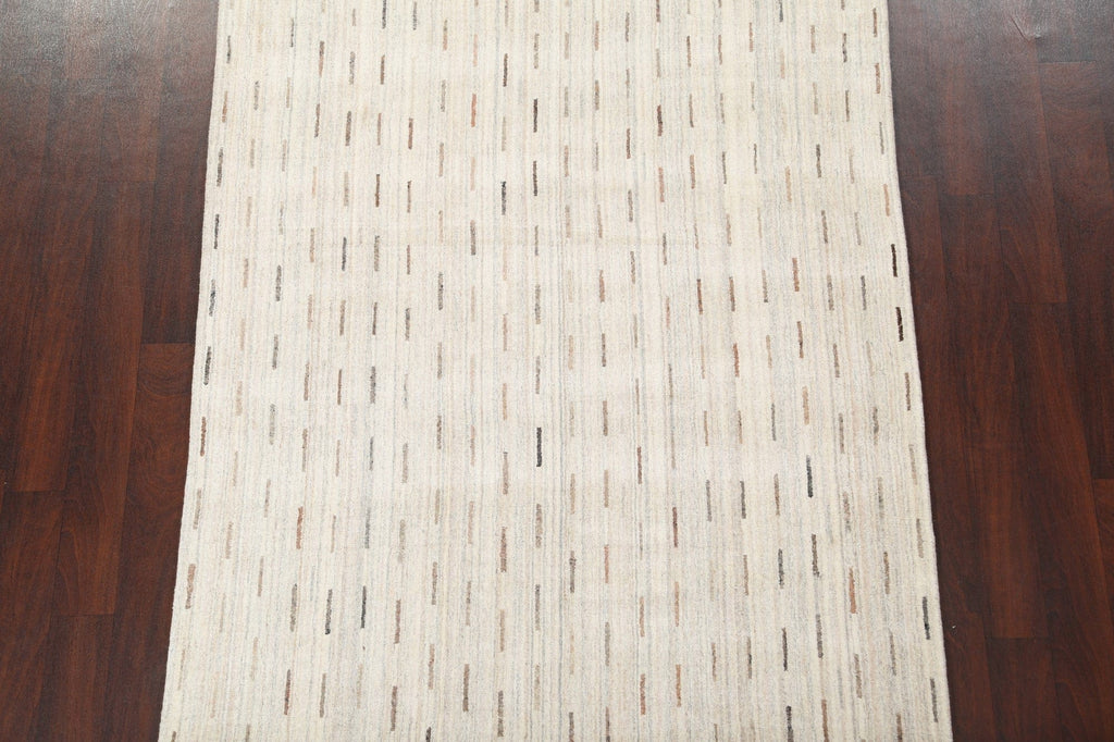 Contemporary Gabbeh Oriental Area Rug 5x8