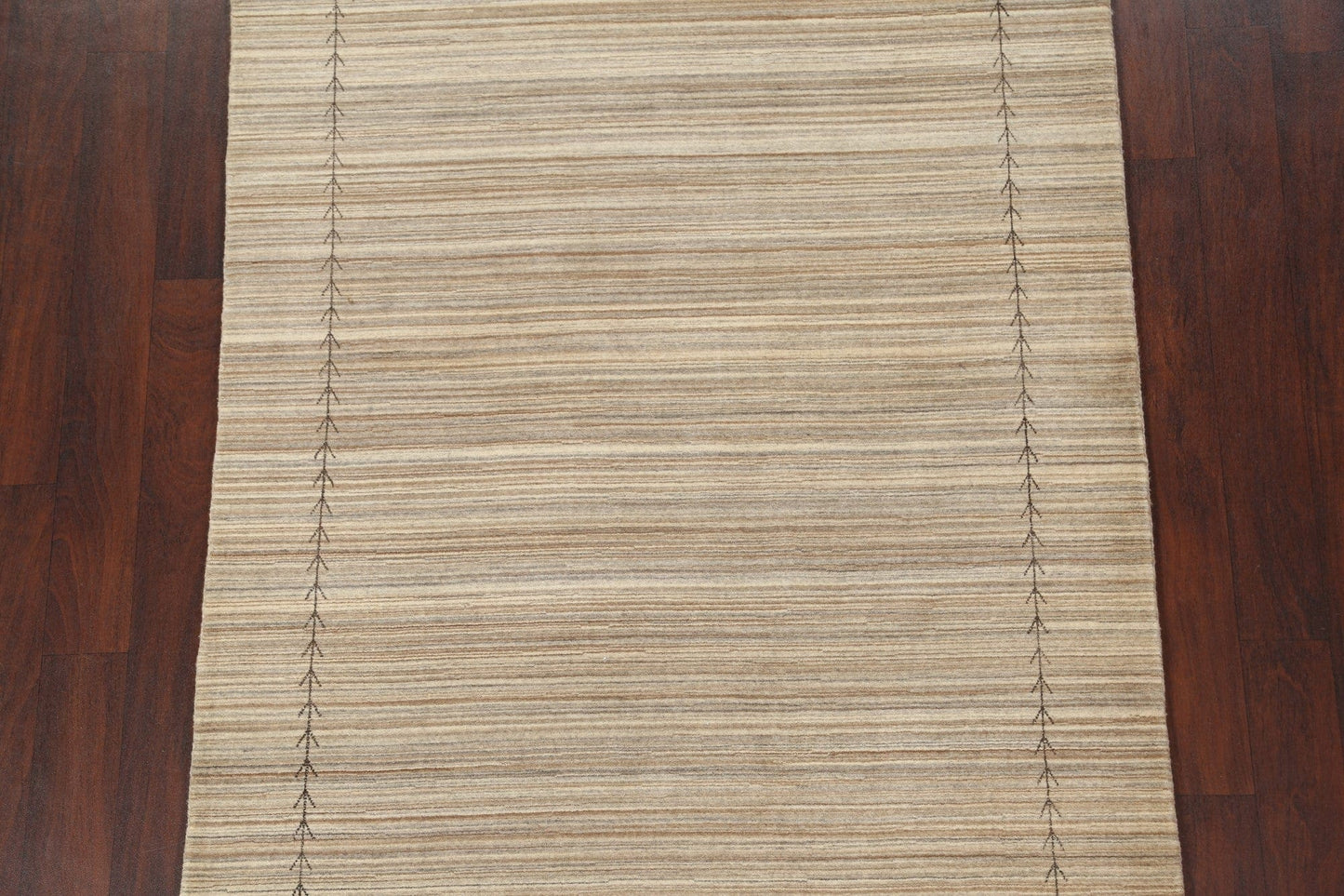 Modern Gabbeh Oriental Area Rug 5x7