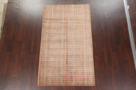 Contemporary Gabbeh Wool Area Rug 5x8