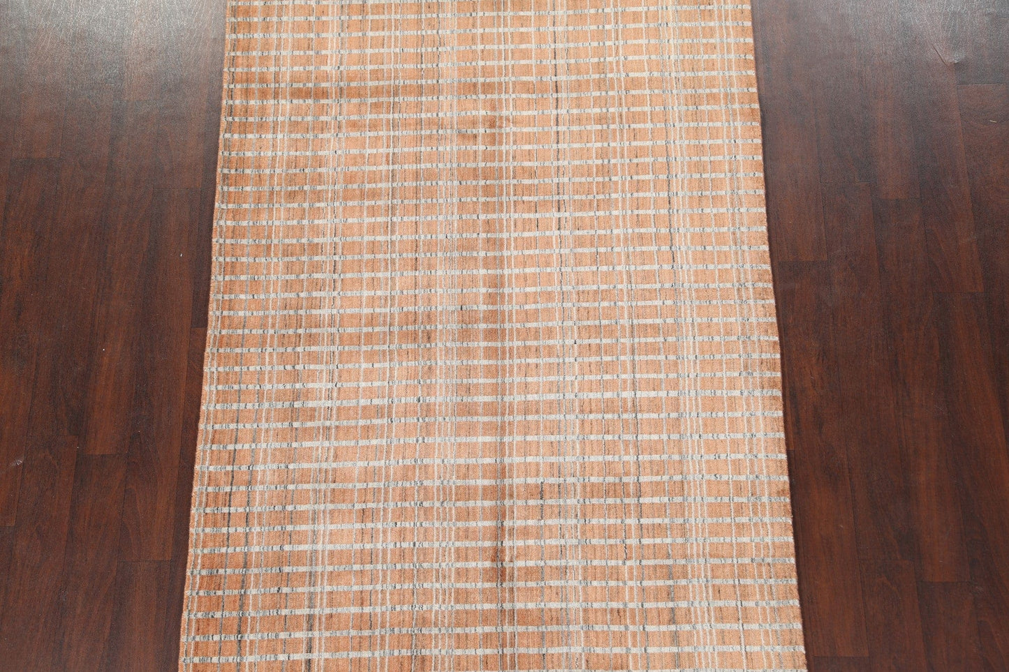 Contemporary Gabbeh Wool Area Rug 5x8