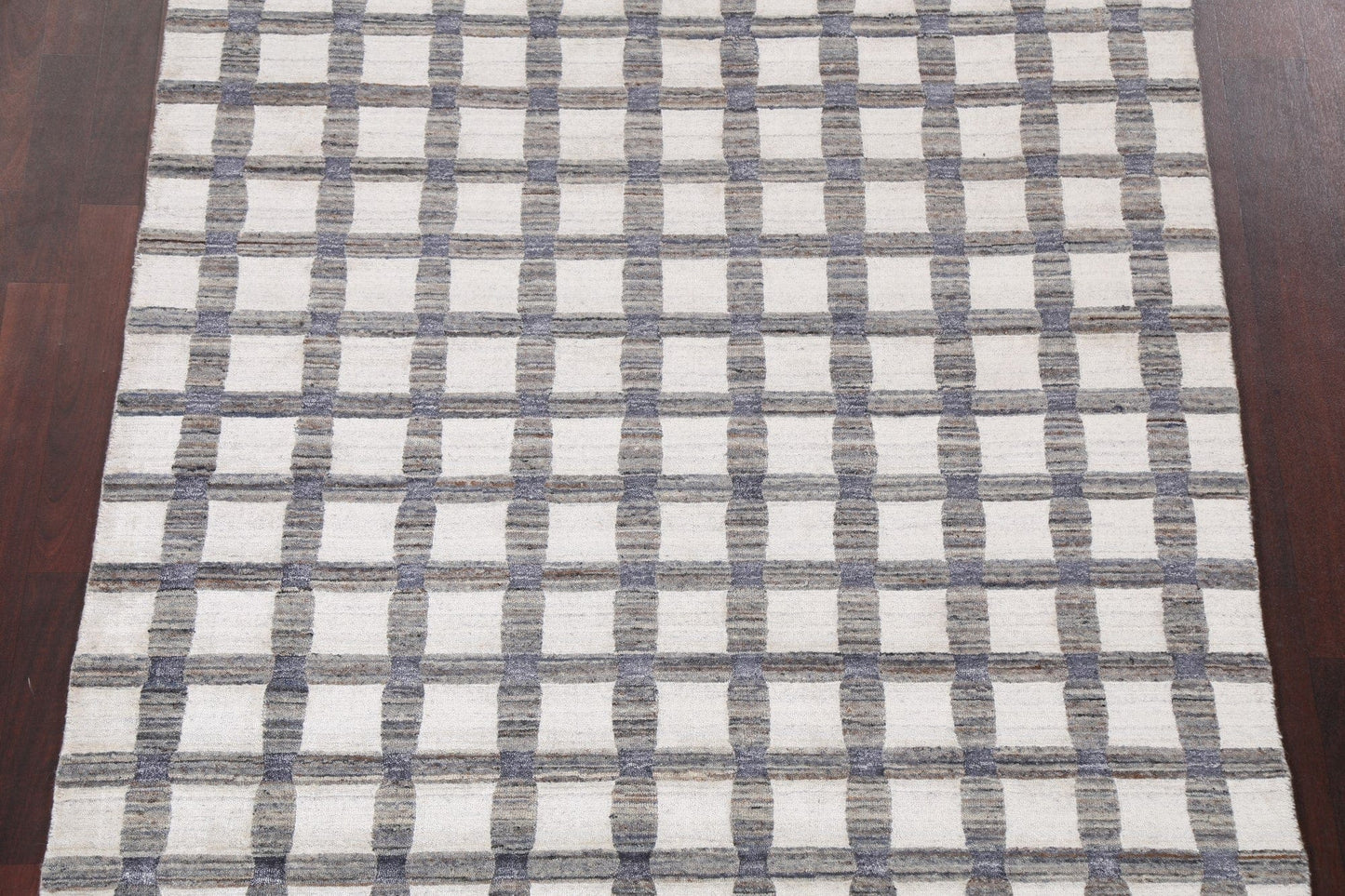 Checkered Gabbeh Handmade Area Rug 5x8