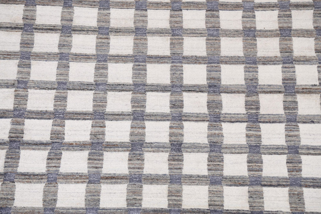 Checkered Gabbeh Handmade Area Rug 5x8