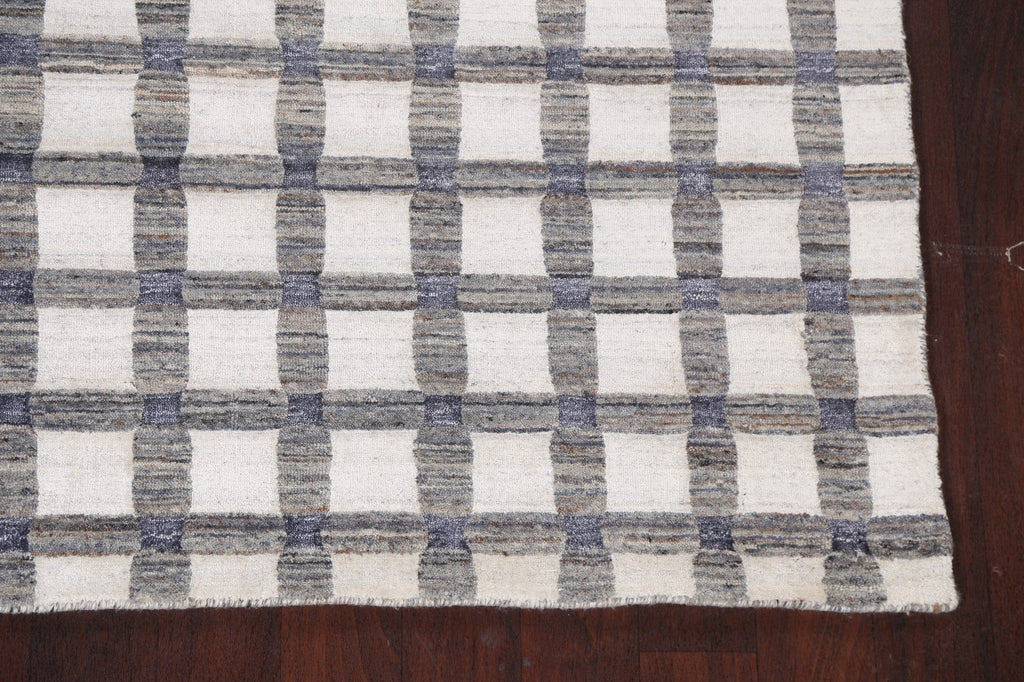 Checkered Gabbeh Handmade Area Rug 5x8