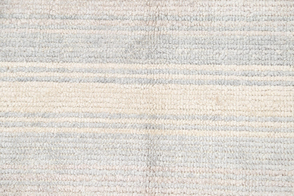 Striped Gabbeh Wool Area Rug 5x8