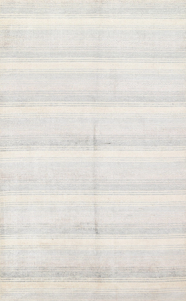 Striped Gabbeh Wool Area Rug 5x8