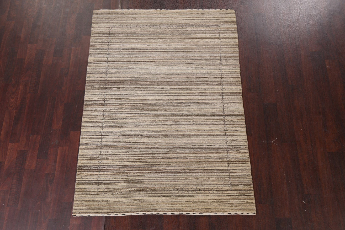 Handmade Gabbeh Oriental Area Rug 5x7