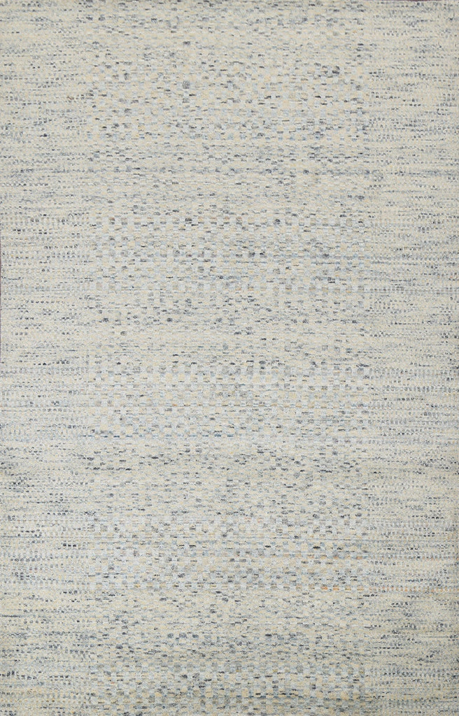 Modern Gabbeh Wool Area Rug 5x8