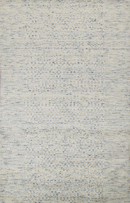 Modern Gabbeh Wool Area Rug 5x8