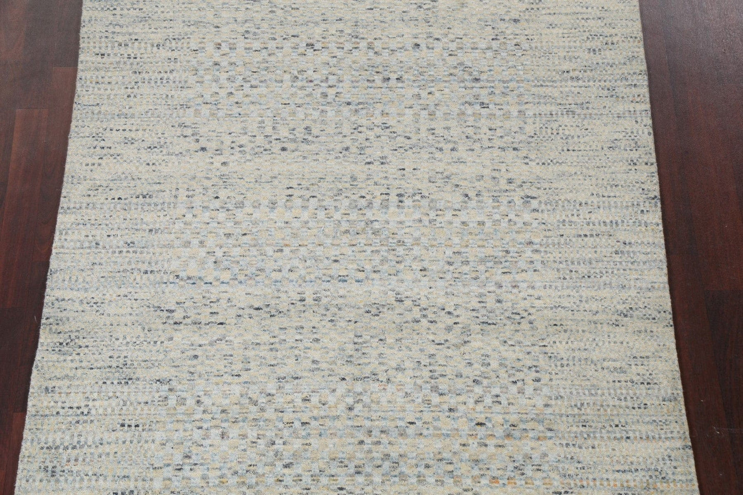 Modern Gabbeh Wool Area Rug 5x8