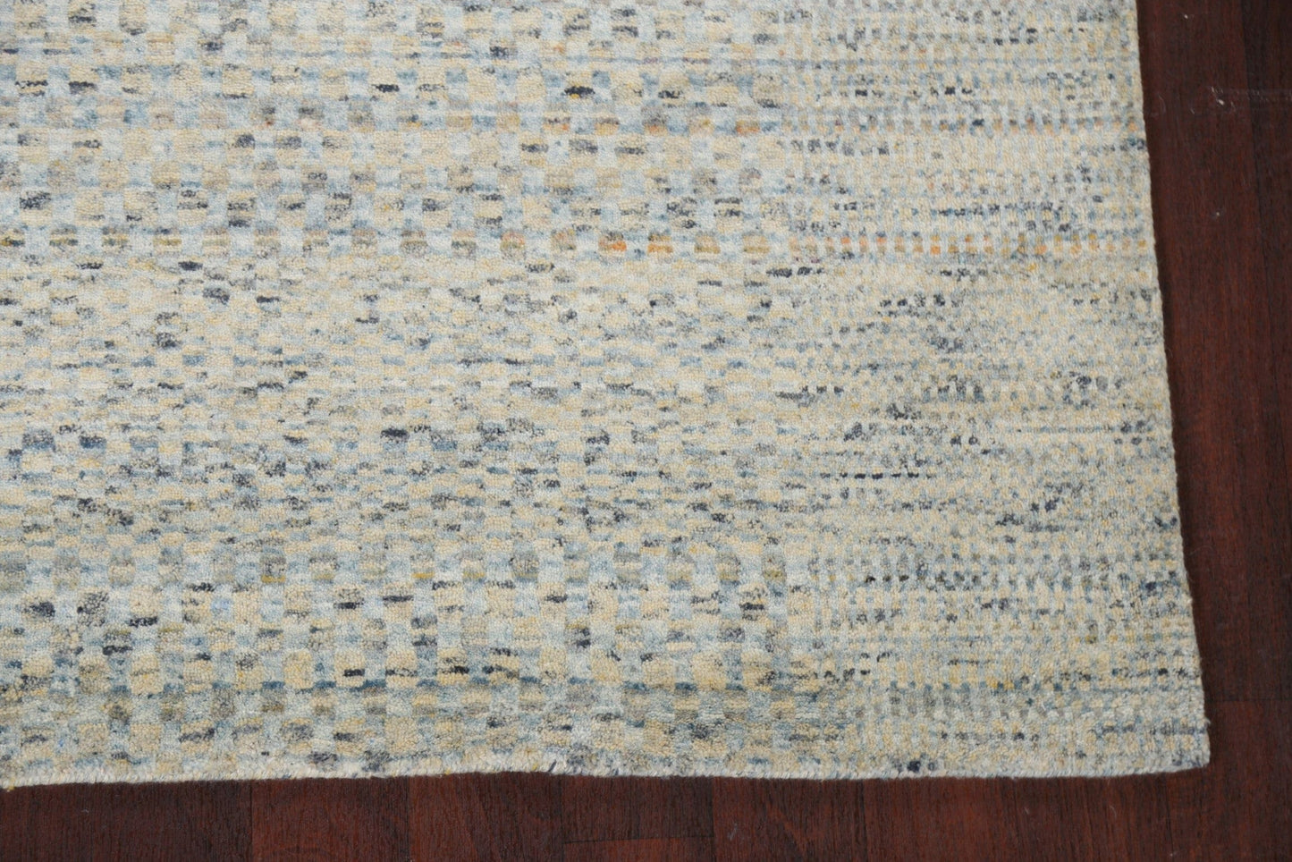 Modern Gabbeh Wool Area Rug 5x8