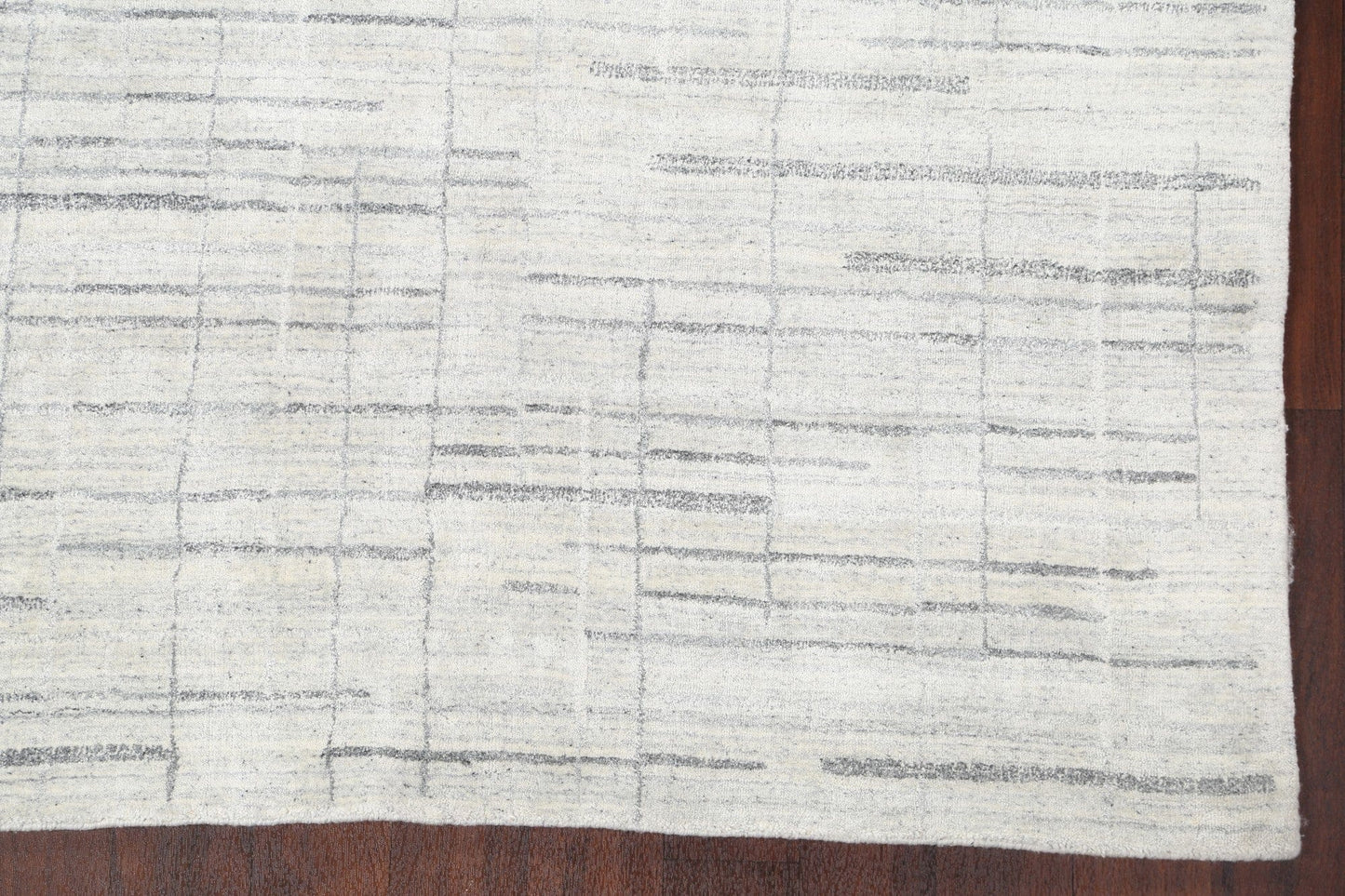 Striped Gabbeh Wool Area Rug 5x8