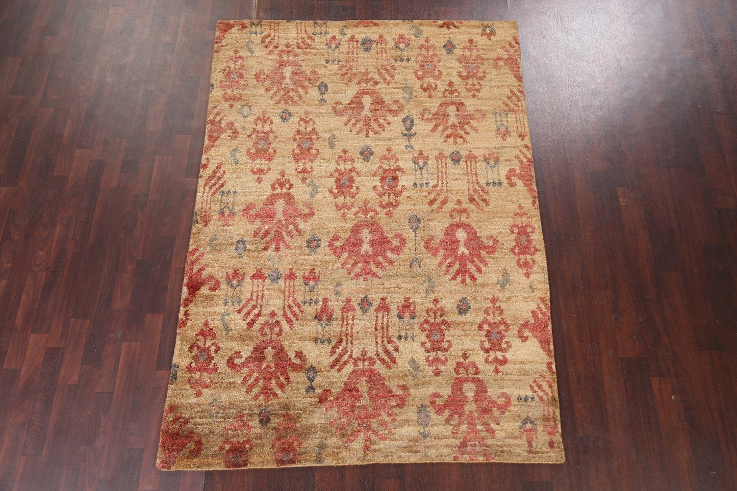 Hand-Knotted Abstract Oriental Area Rug 6x8