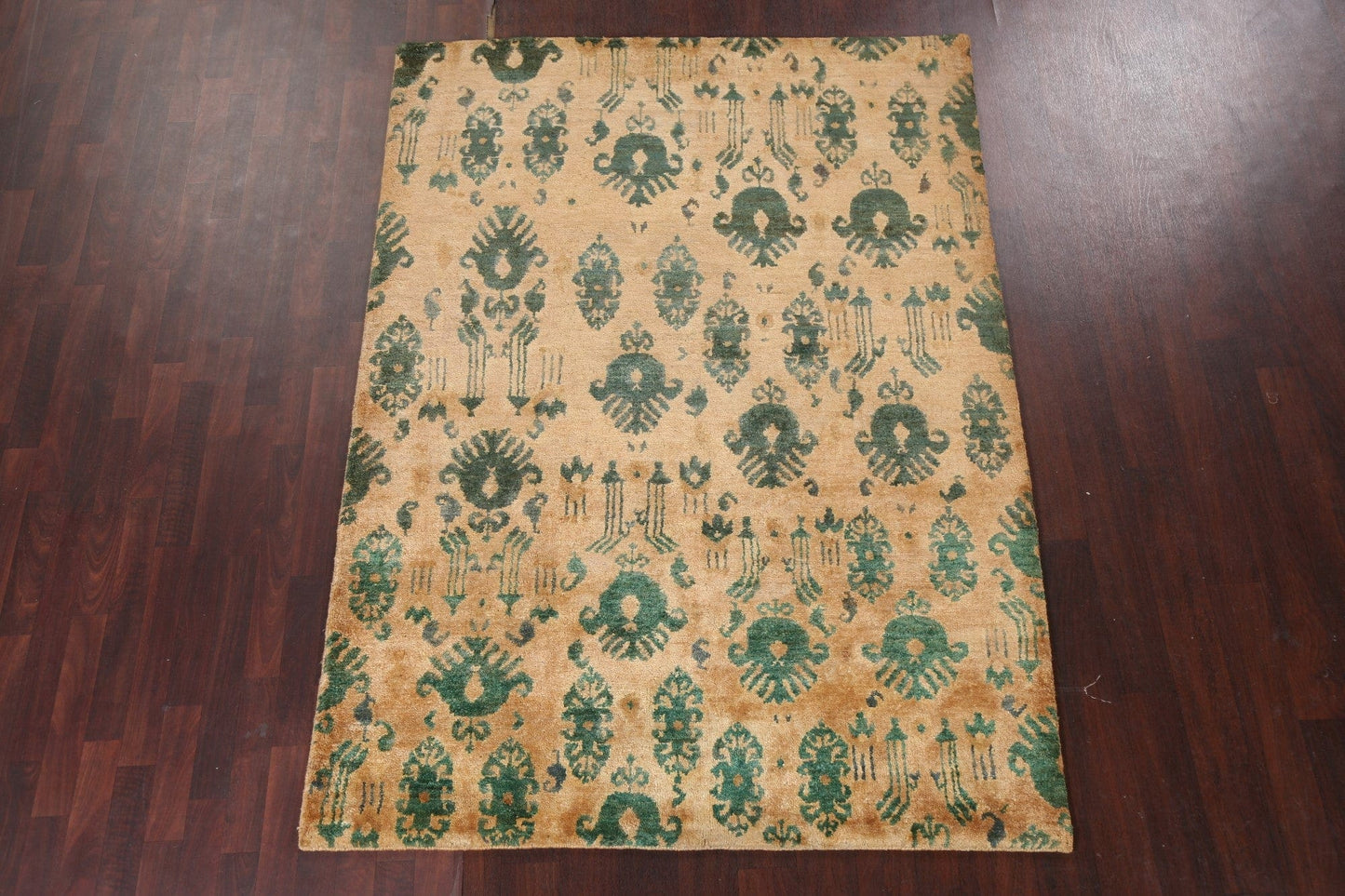 Hand-Knotted Abstract Oriental Area Rug 6x8