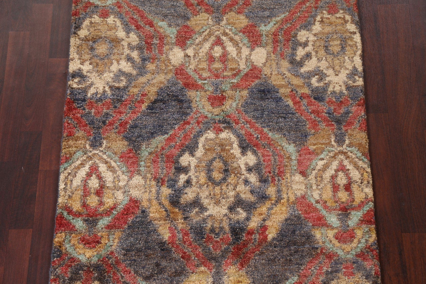 Hand-Knotted Abstract Oriental Area Rug 4x6