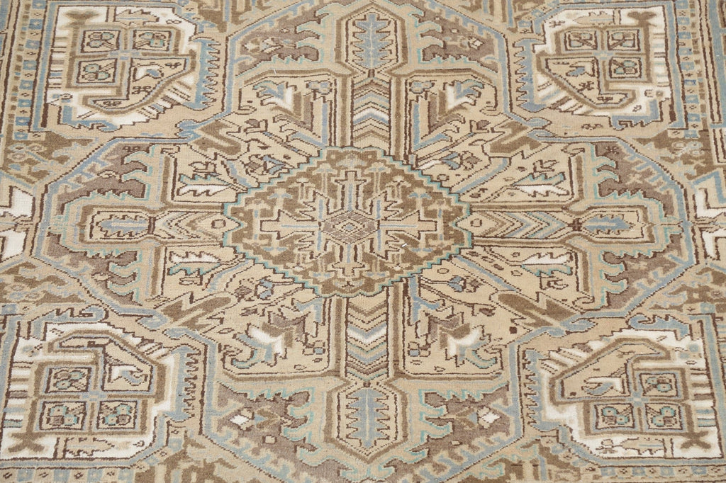 Geometric Heriz Persian Area Rug 10x13