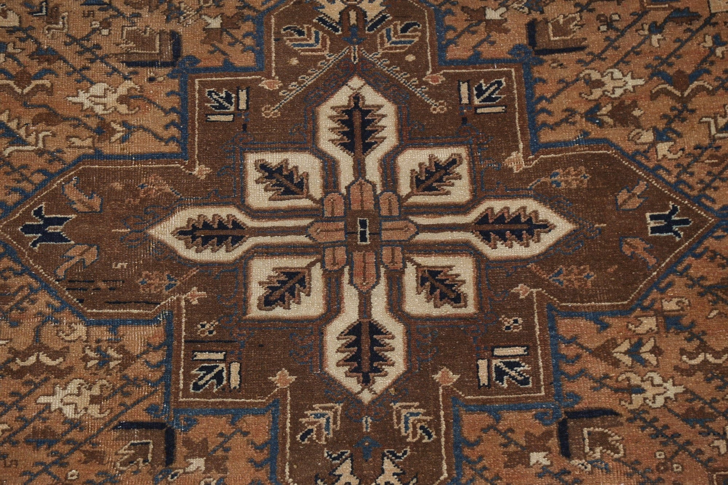 Geometric Heriz Persian Area Rug 7x10