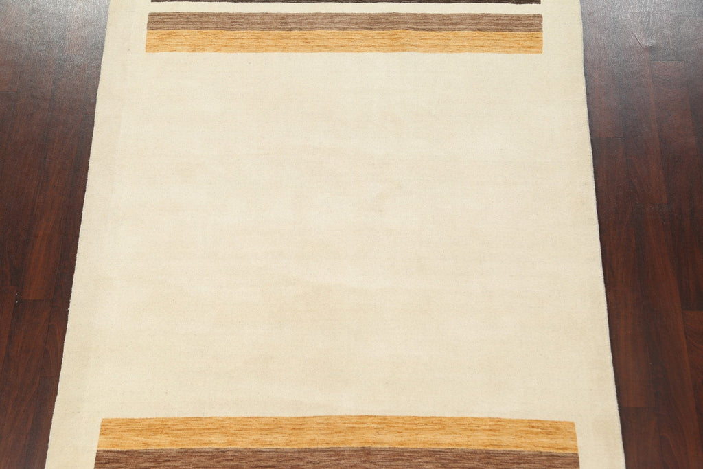 Wool Gabbeh Oriental Area Rug 6x8