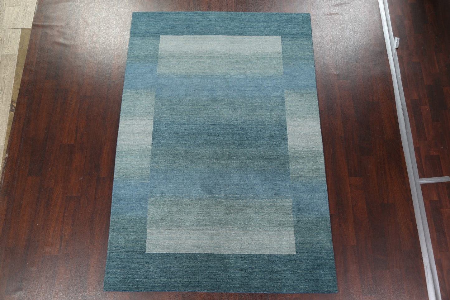 Stripe Gabbeh Wool Area Rug 6x9