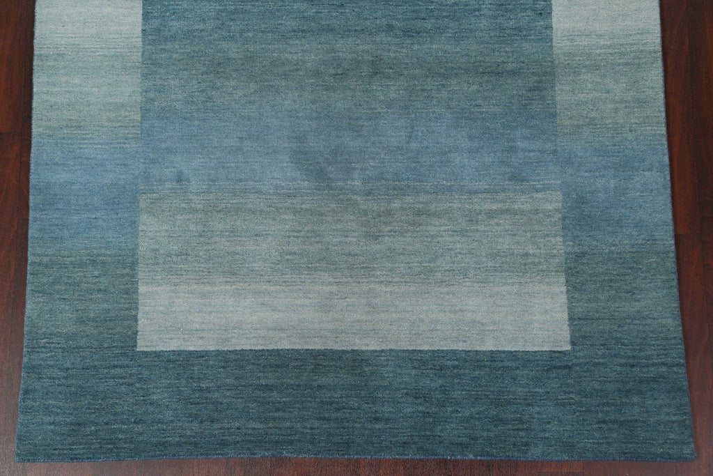 Stripe Gabbeh Wool Area Rug 6x9