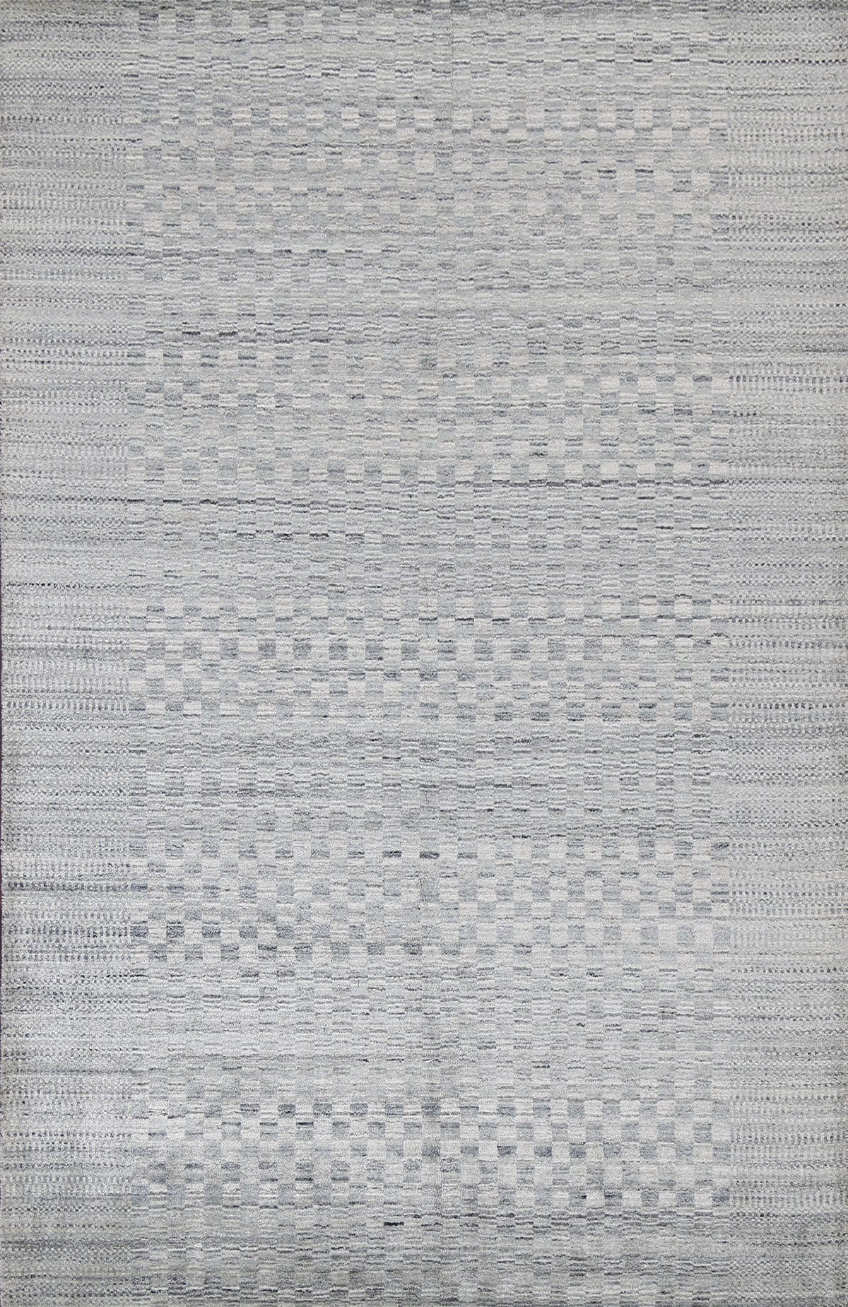 Checkered Gabbeh Wool Area Rug 5x8