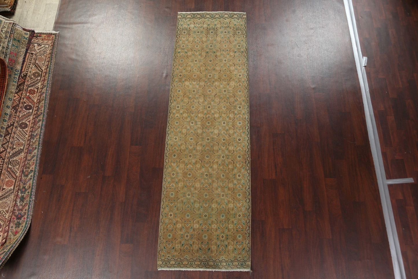 Wool Handmade Mahal Persian Runner Rug 3x10