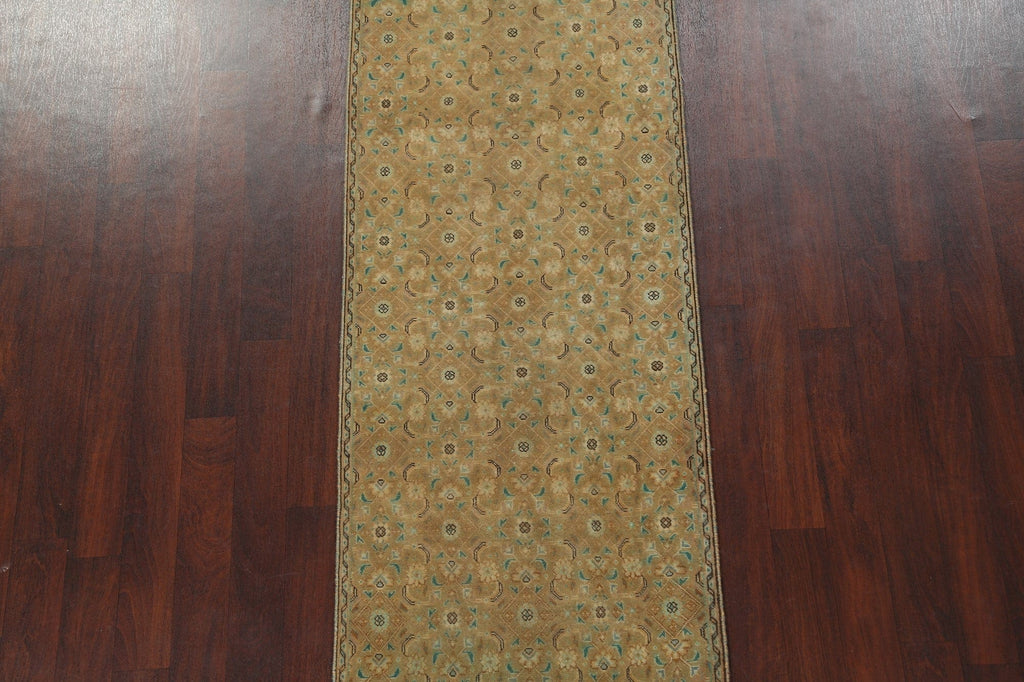 Wool Handmade Mahal Persian Runner Rug 3x10