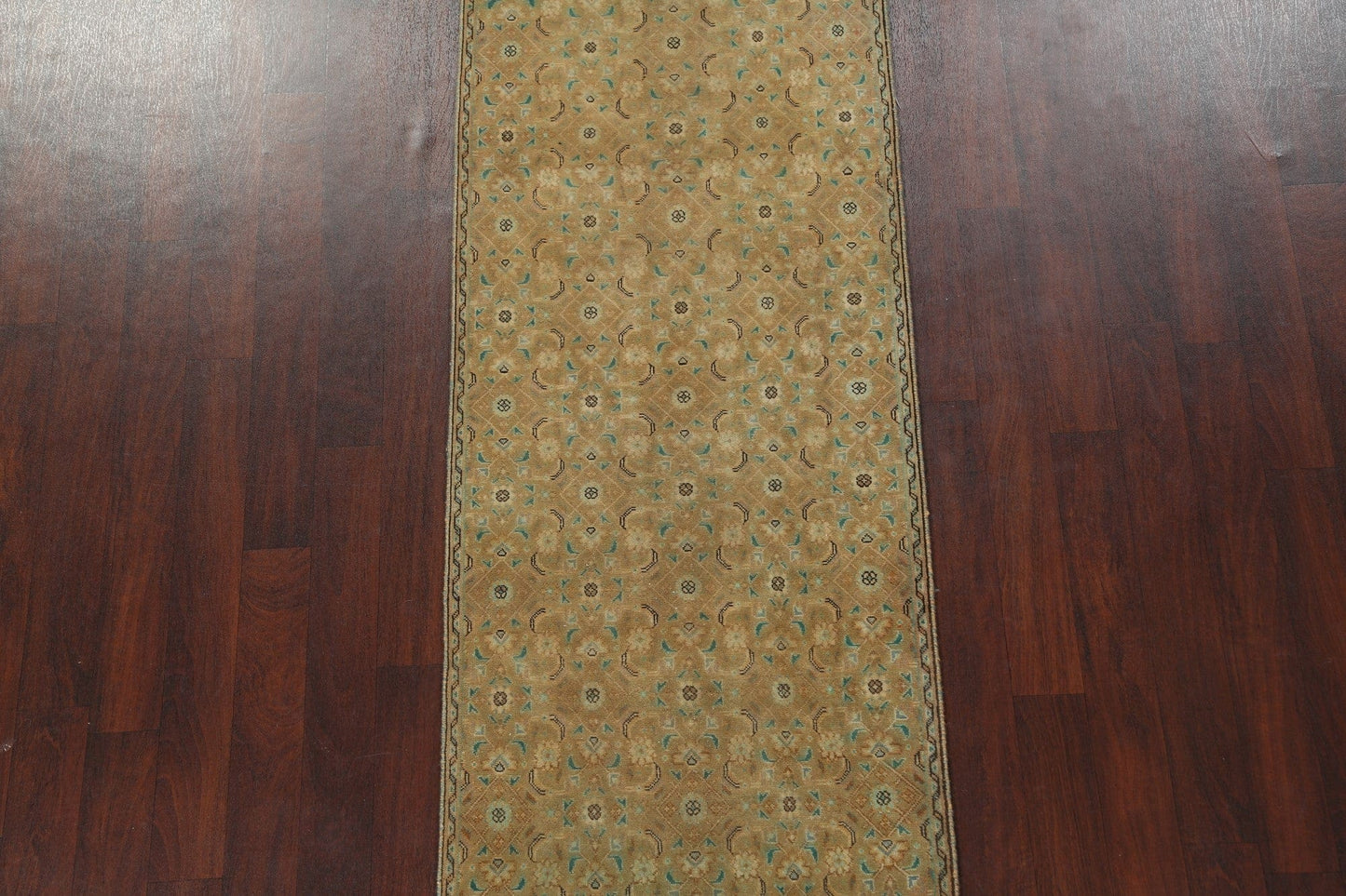 Wool Handmade Mahal Persian Runner Rug 3x10