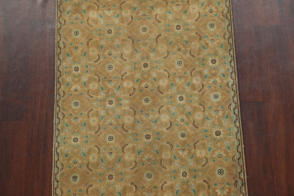 Wool Handmade Mahal Persian Runner Rug 3x10