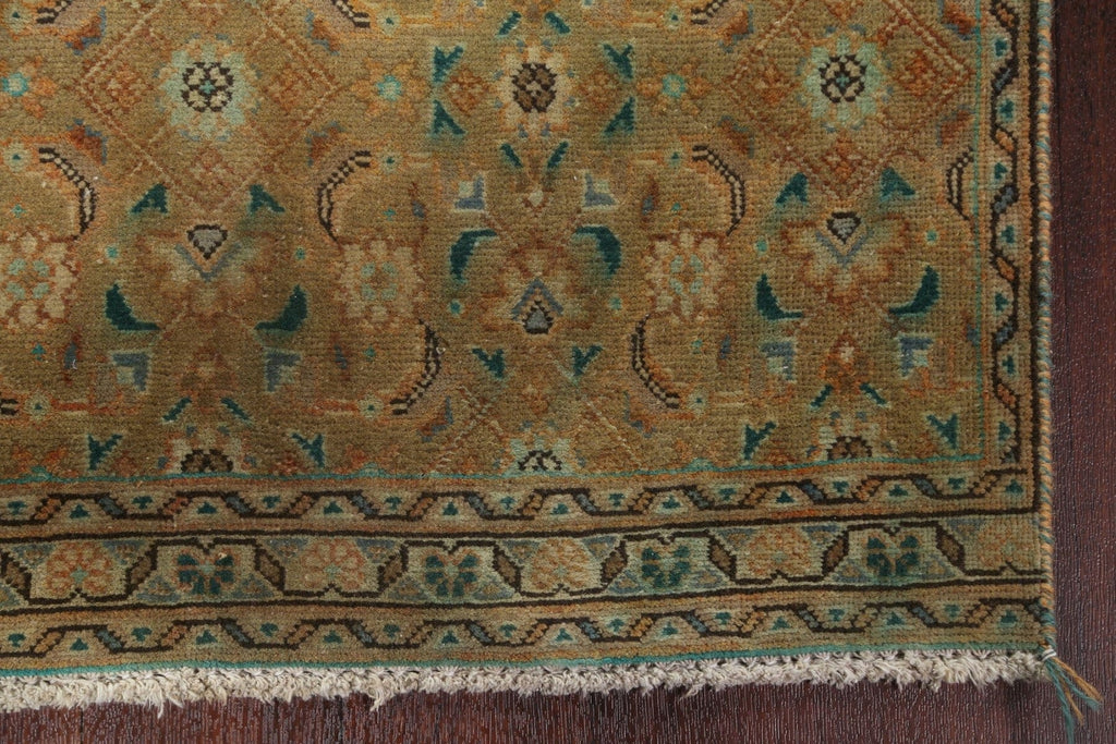 Wool Handmade Mahal Persian Runner Rug 3x10