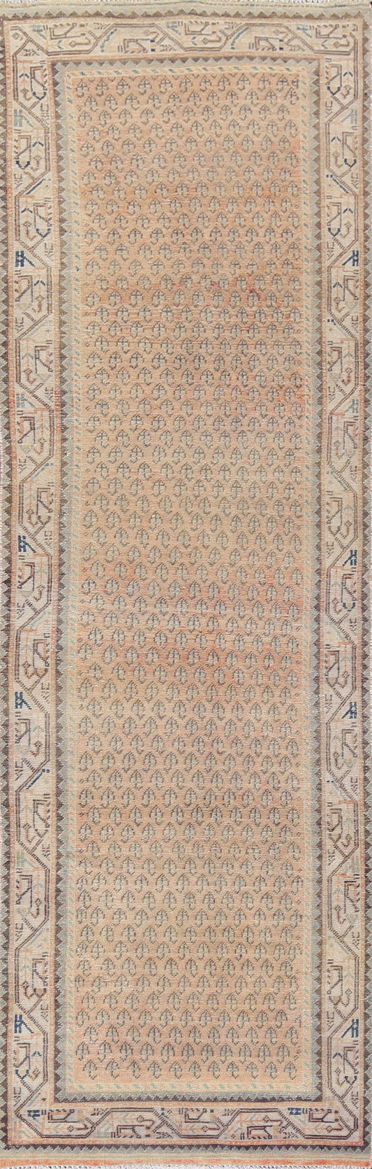 Boteh Botemir Persian Runner Rug 3x11