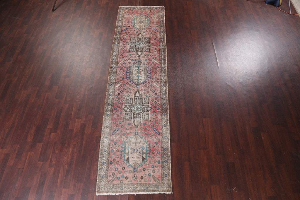 Vintage Ardebil Persian Runner Rug 3x13