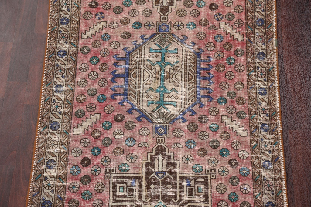 Vintage Ardebil Persian Runner Rug 3x13