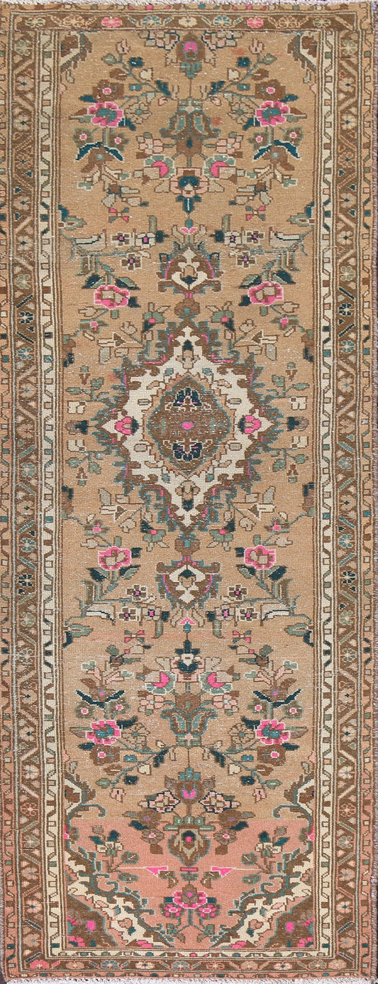 Handmade Wool Lilian Persian Runner Rug 3x9