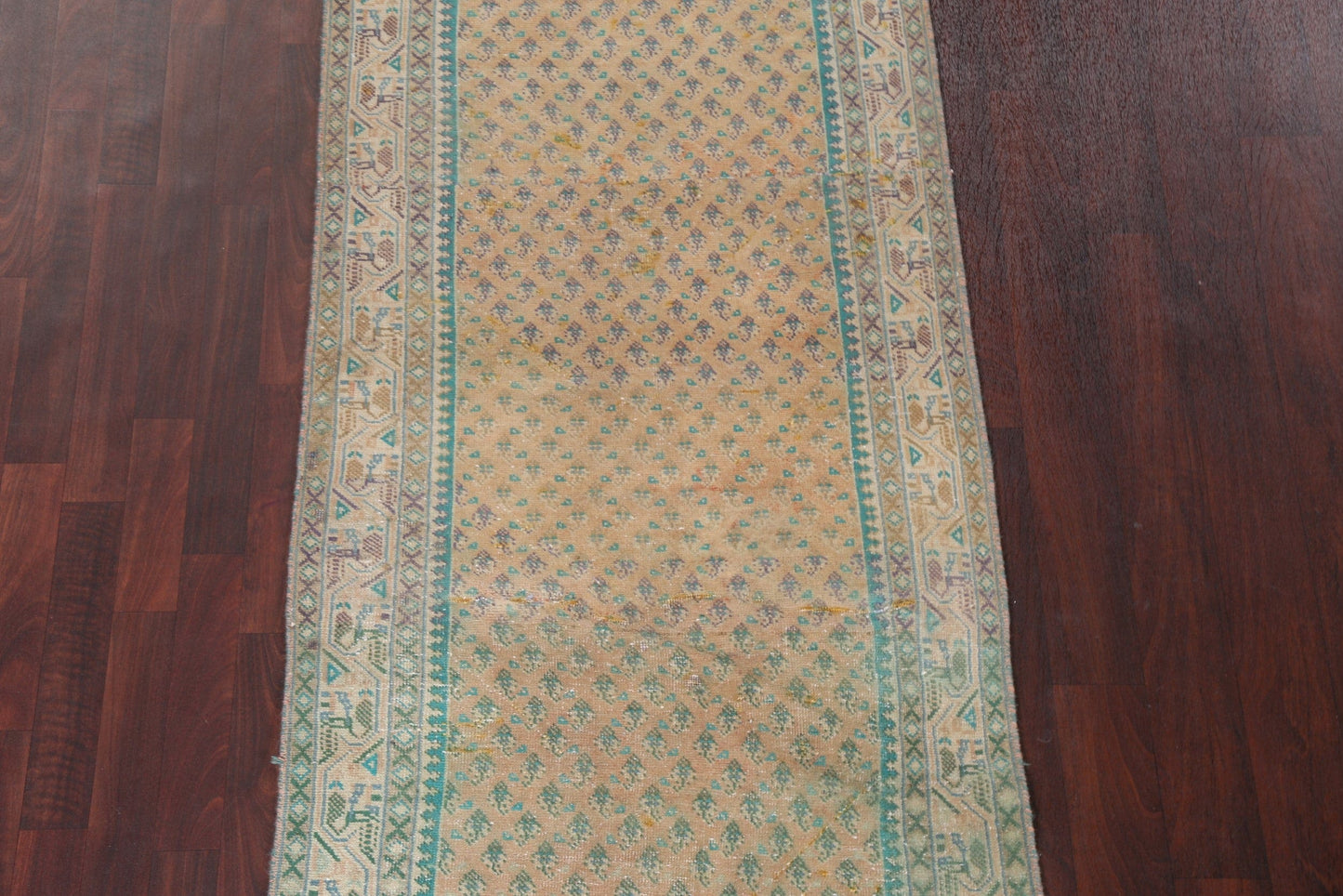 Boteh Botemir Persian Runner Rug 3x9