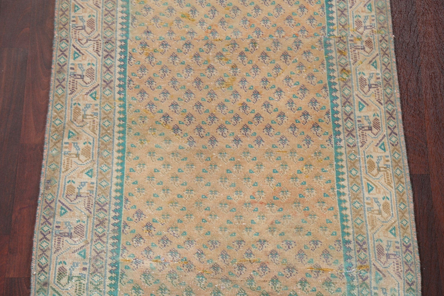 Boteh Botemir Persian Runner Rug 3x9