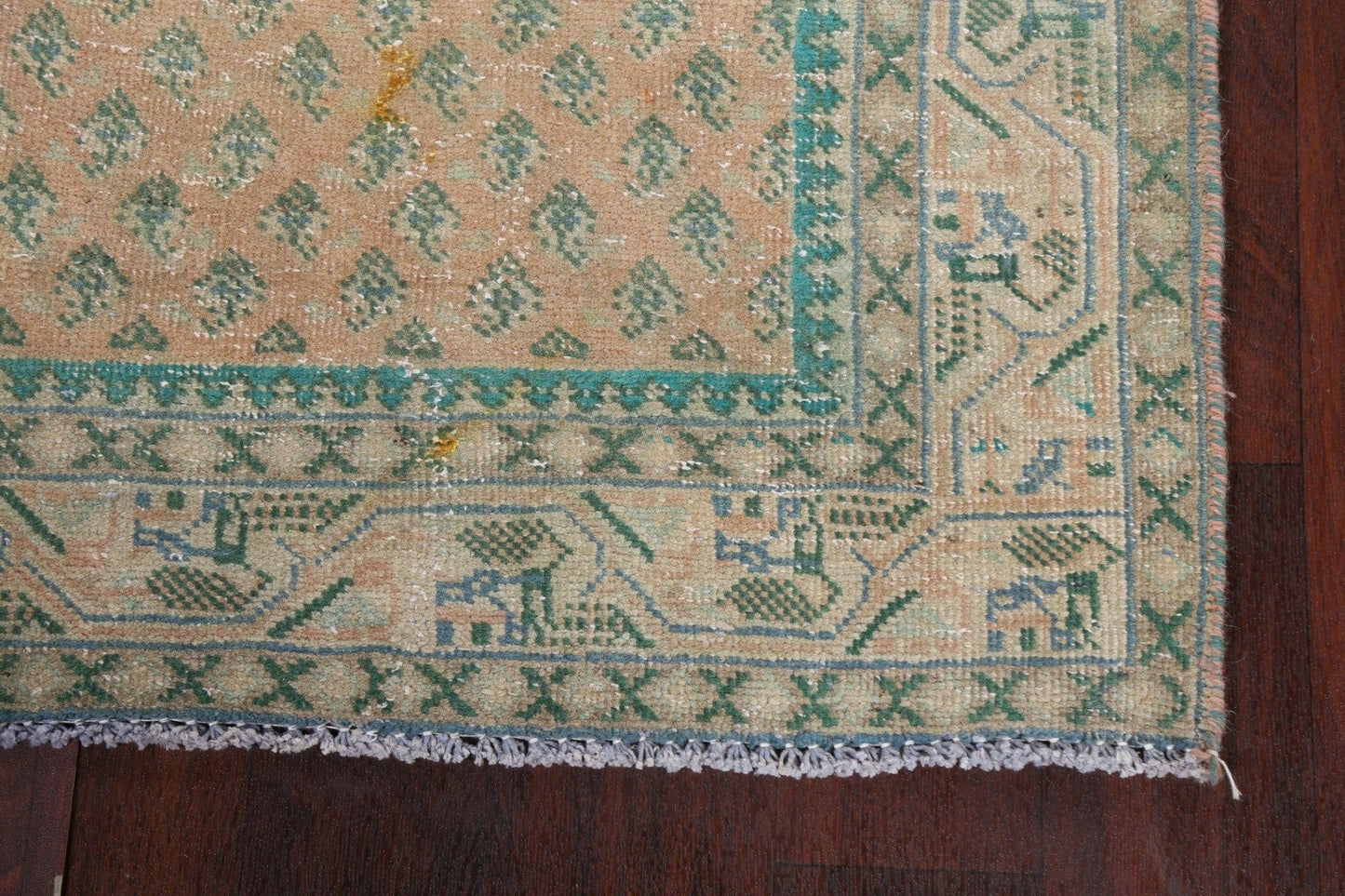 Boteh Botemir Persian Runner Rug 3x9